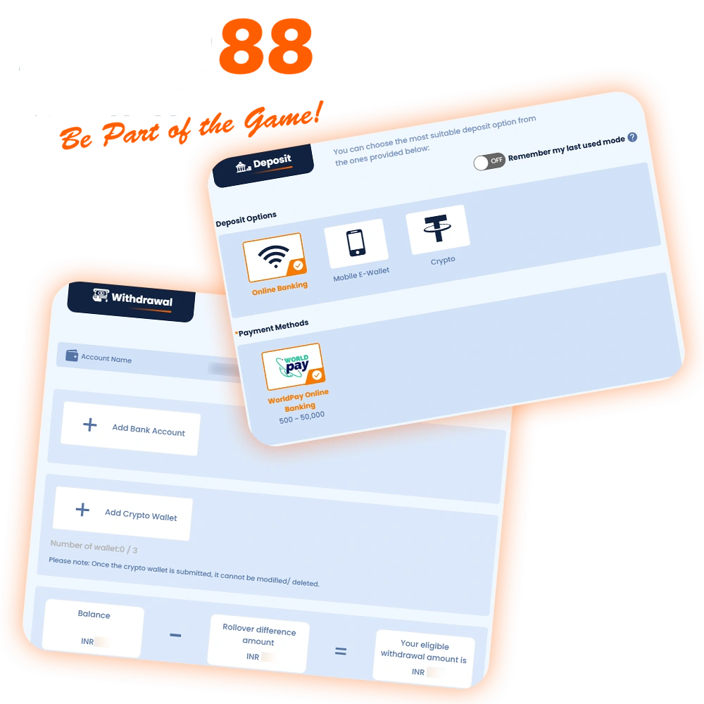 Nova88 supports various payment methods in India.