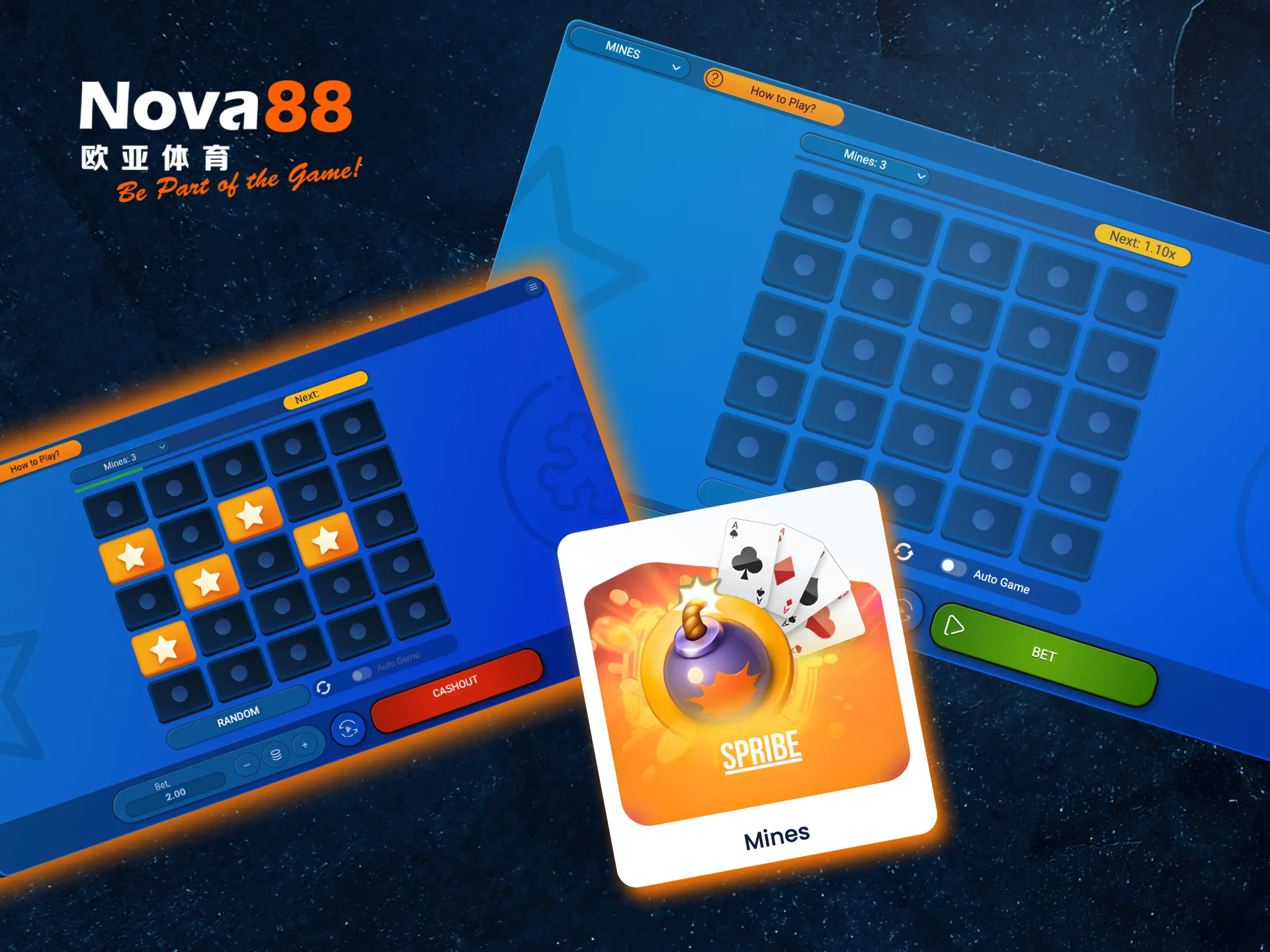 Nova88’s Mines game is simple yet thrilling—avoid bombs and aim for the highest rewards.