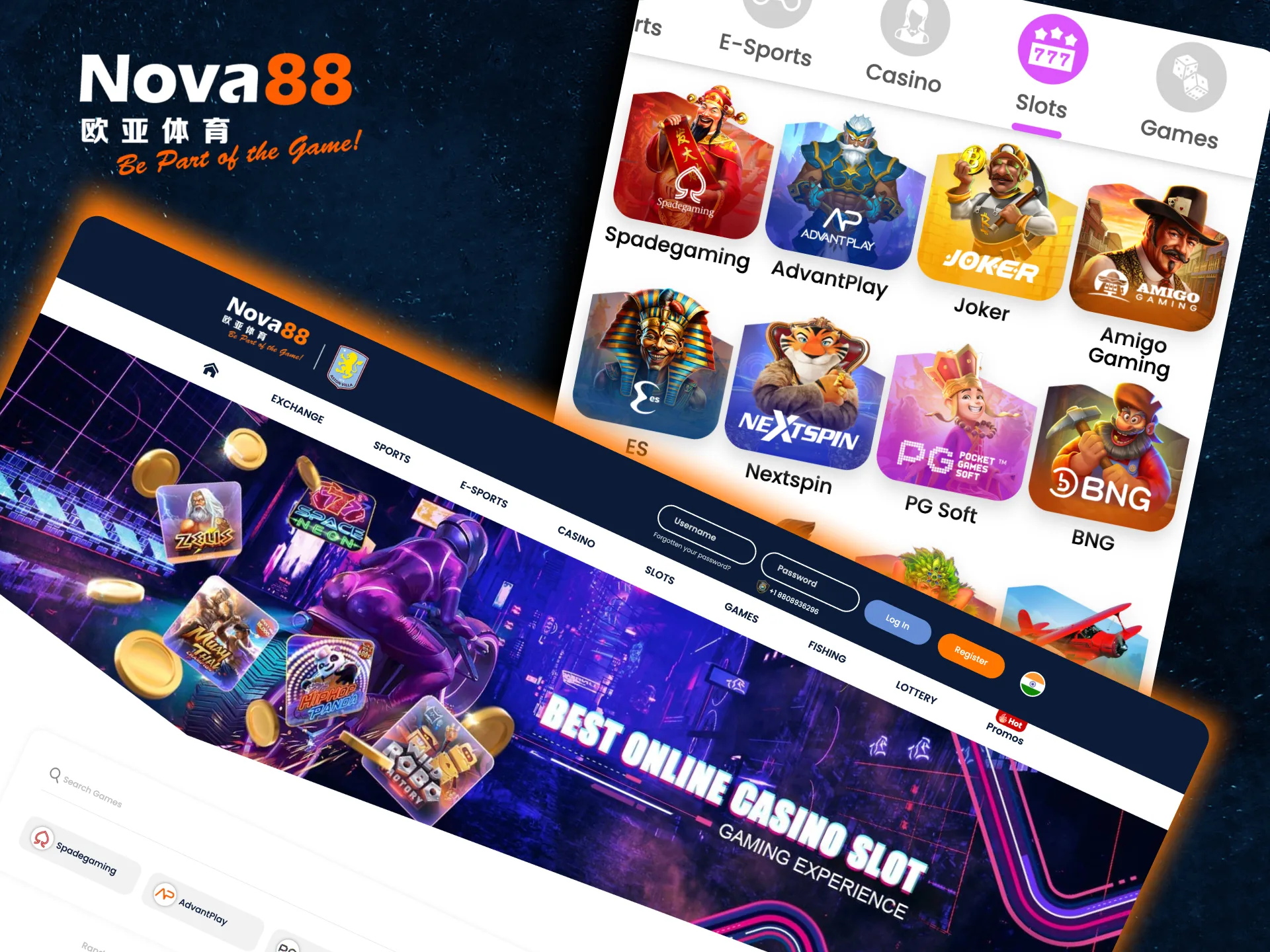 Try your luck with Nova88’s slot games, each featuring unique themes and reels.