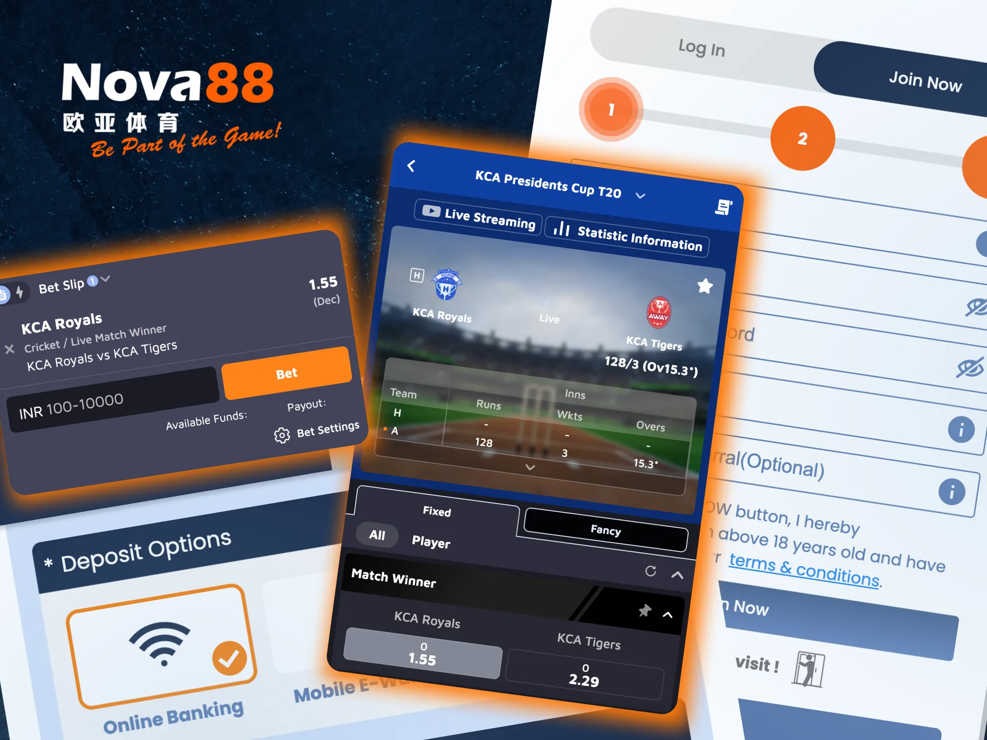 Bet on Nova88 easily: register, deposit, select an event, and confirm your wager.