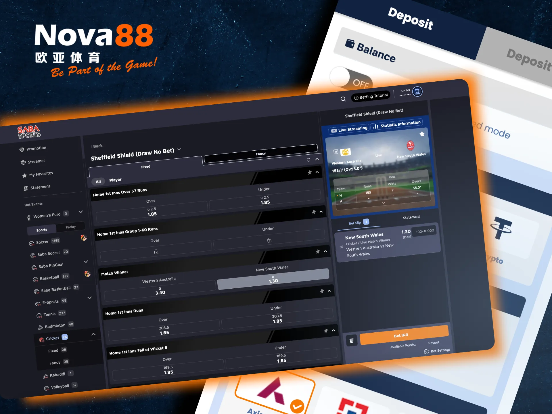 Learn how to bet on Nova88: deposit funds, choose a match, and confirm your stake.