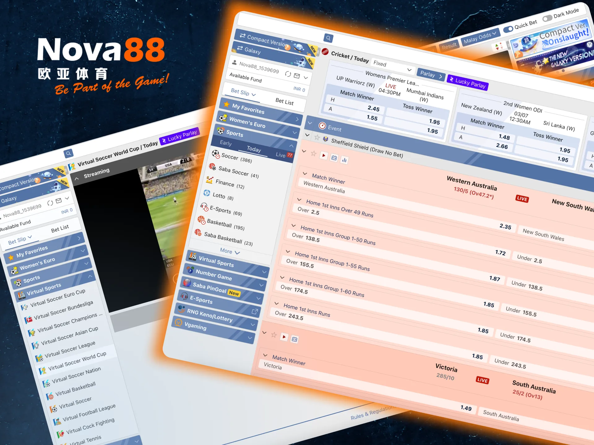 Nova88 Sportsbook: enjoy live stats, free streaming, and diverse betting options.